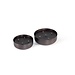 Dekocandle Multiwick indoor candle black antique dia 23x7 cm 5wicks