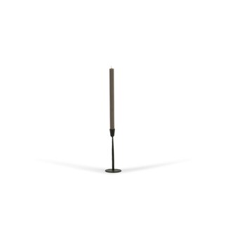Dekocandle Handforged taperholder natural black large die 7x20