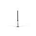 Dekocandle Handforged taperholder natural black large die 7x20