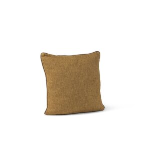 Dekocandle Cushion cotton linnen ochre with filler 50x50 cm