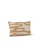 Dekocandle Cuhion embroidery cotton wool beige ochre with filler 60x40 cm