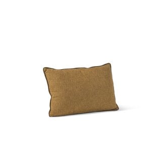 Dekocandle Cushion cotton linnen ochre with filler 60X40 cm