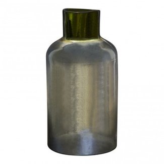 Cabana grey glass bottle l