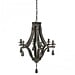PTMD denver gris bois chandelier