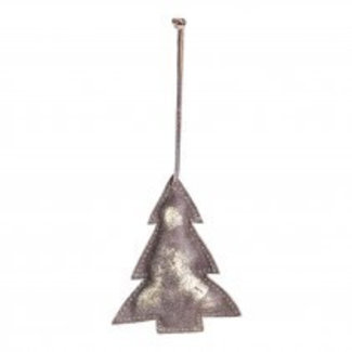 christmas leather copper hanging tree