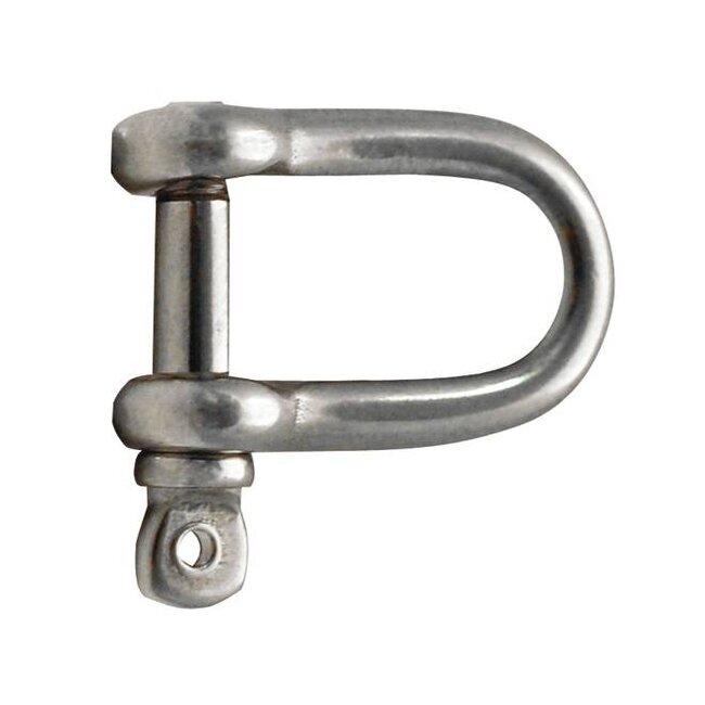 Talamex D-sluiting - oogbout RVS 5 mm