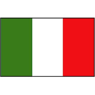 Boot vlag Italië 20 x 30 cm