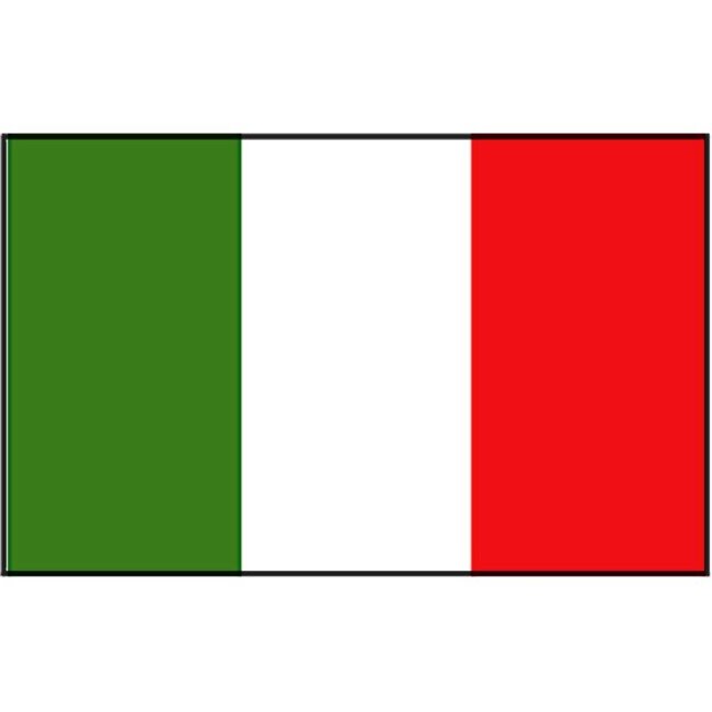 Italiaanse boot vlag 20 x 30 cm