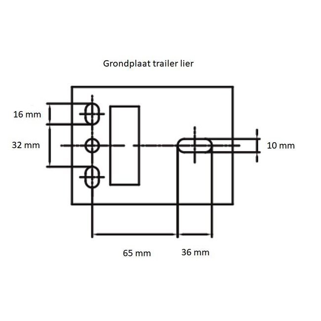Talamex Trailerlier type WT-73-14 SOFT met band en haak 636 kg