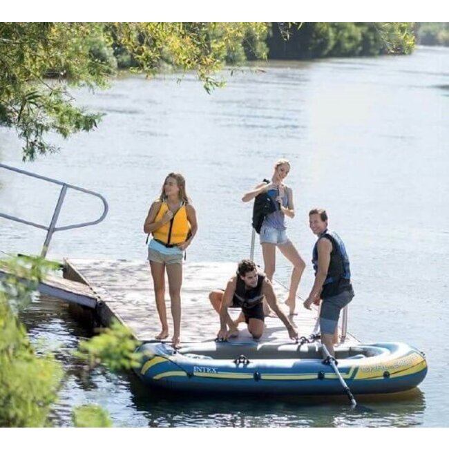 Intex Opblaasboot Challenger 3 Set driepersoons