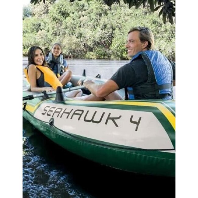 Intex Opblaasboot Seahawk 4 Set vierpersoons