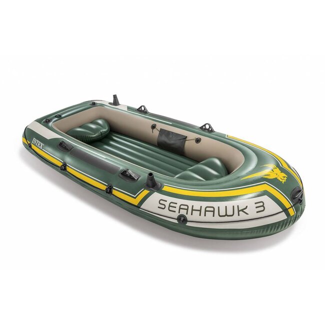 Intex Opblaasboot Seahawk 3 Set driepersoons