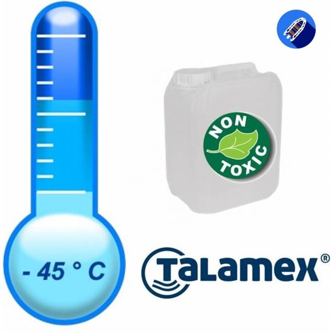 Talamex 5 liter anti-vries voor motor, drinkwaterpompen, tanks en toilet