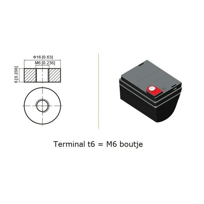 Landport Lithium accu LFP V12,8-40 LiFePo4 12 volt 40 Ah 512 Wh