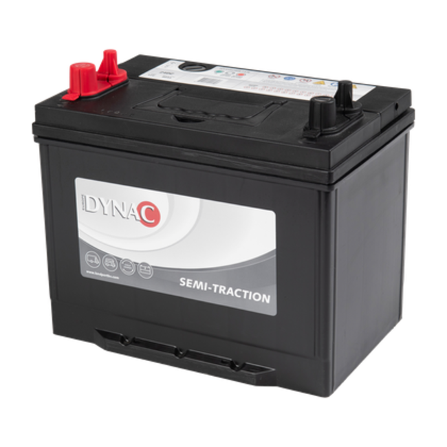 Dynac Semi-tractie accu 12 volt 75 ah type 24DC