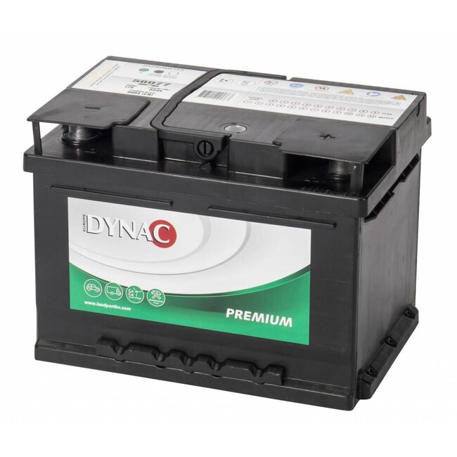 Dynac Start accu 12 volt 60 ah Type 56077L