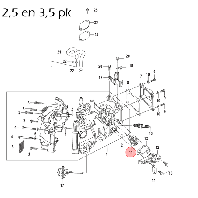 Quicksilver Thermostaat voor 2,5 t/m 6 pk buitenboordmotor