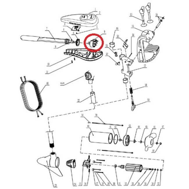 Talamex Snelheidsregelaar voor Talamex fluistermotor > 2017