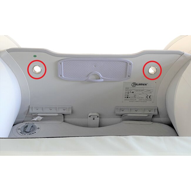 Talamex RVS hijsoog rubberboot spiegel 36 mm