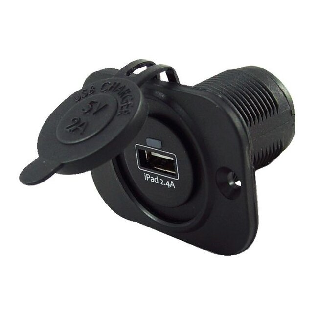 Talamex Flush frame met USB 2.4A stopcontact