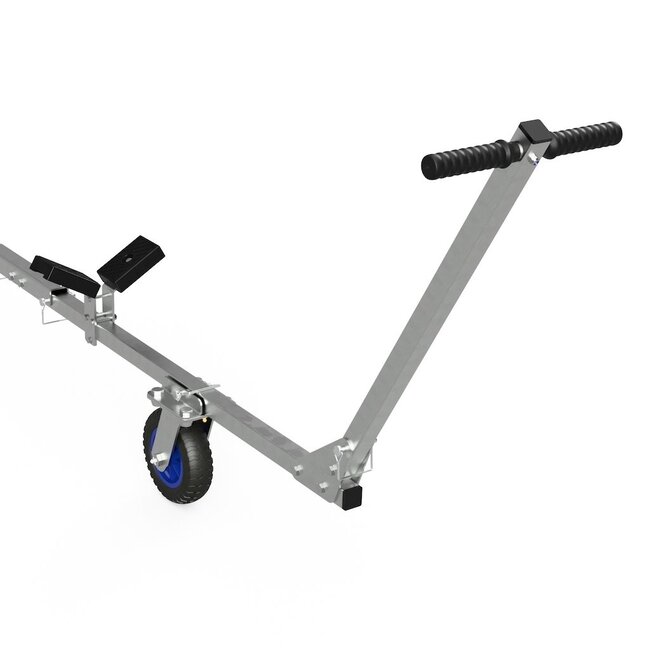 Opvouwbare handtrailer voor rubberboten