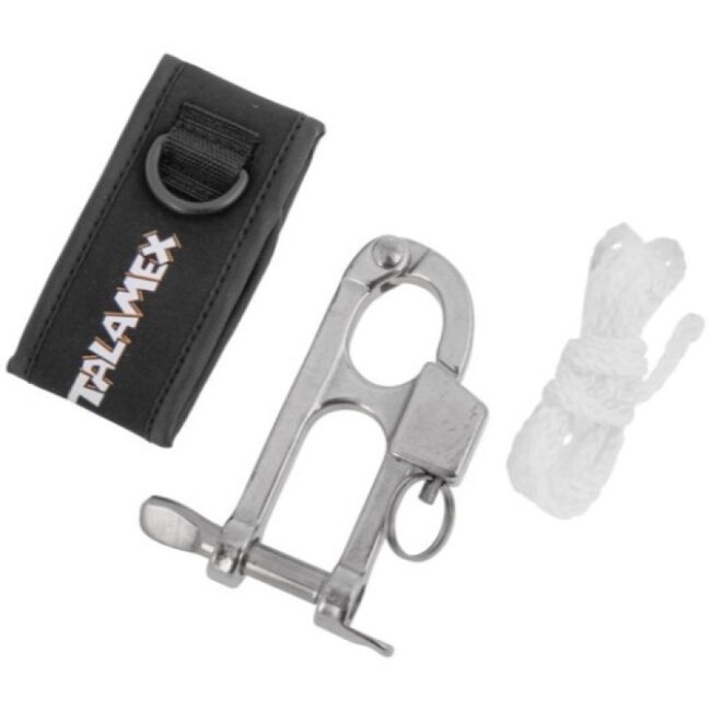 Talamex Quick release funtube sleeplijn haakbevestiging