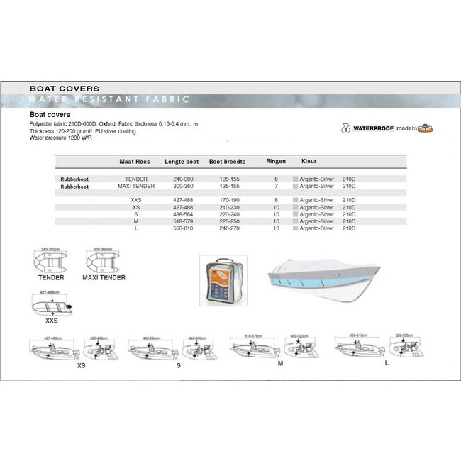 Talamex Boothoes - Boat cover