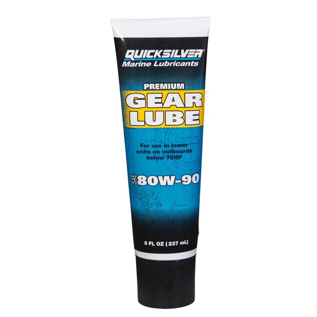 Quicksilver Staartstuk olie tube 237 ml 80W-90 voor buitenboordmotor