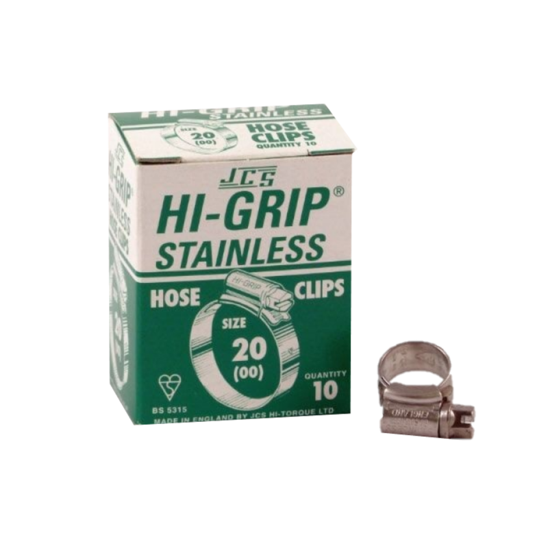RVS slangklemmen 10.5 tot 12.5 mm - Set van 20 stuks