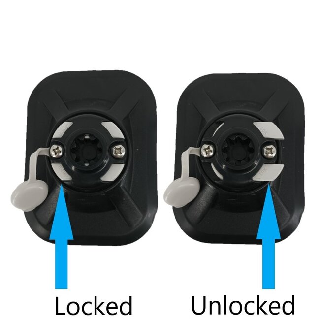 Talamex Lijmbare accessoire basis/mount voor hengelsteun