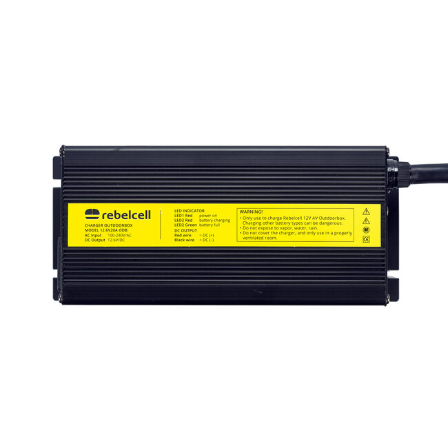 Rebelcell Acculader voor outdoorbox 12 V 20 A Li-ion