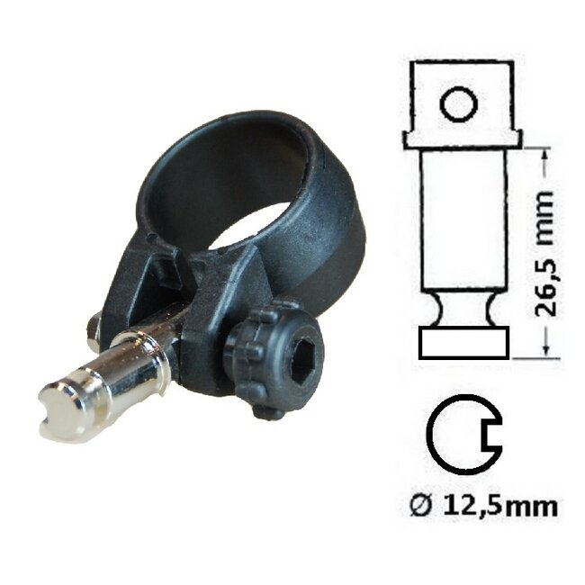 Talamex Roeidol voor peddel Talamex Highline Dark Grey rubberboten