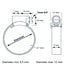 1 stuks Slangklemmen 9-12 mm RVS hi-grip NR.12