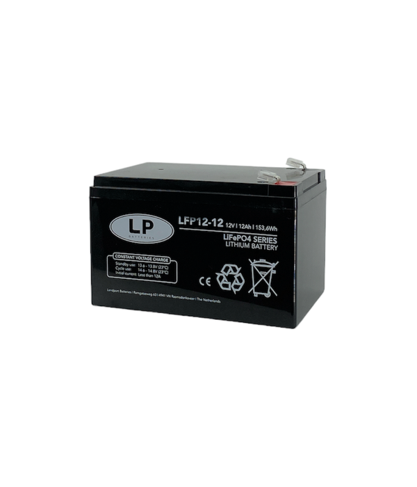 Lithium accu LFP V12,8-12 LiFePo4 12 volt 12 Ah 153 Wh