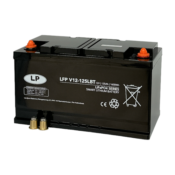 SMART Lithium accu LFP V12-125LBT LiFePo4 12 volt 125 Ah 1600 Wh