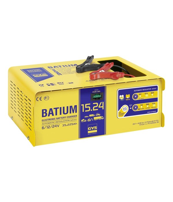 GYS Batium 15/24 accu lader 6-12-24 volt
