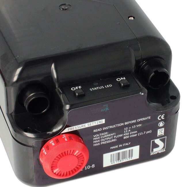 Scoprega BST 800 Battery elektrische luchtpomp 12 volt