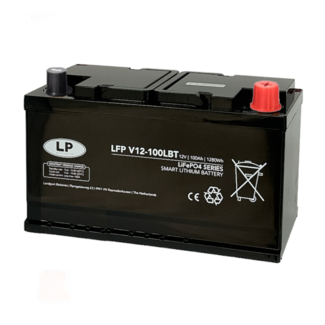 LP SMART Lithium accu LFP V12-100LBT LiFePo4 12 volt 100 Ah 1280 Wh