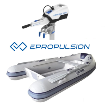 RIB rubberboot en ePropulsion elektromotor