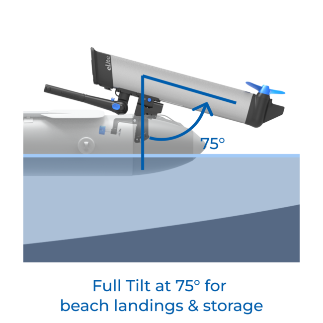 ePropulsion eLite 500 w elektrische buitenboordmotor kortstaart