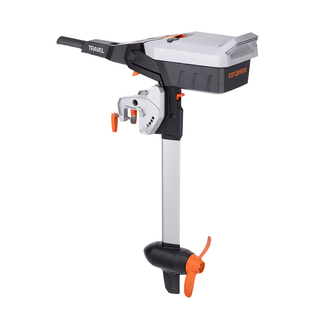 Torqeedo Travel Essential Package kortstaart elektrische buitenboordmotor Motor 1100W en accu 1080 Wh