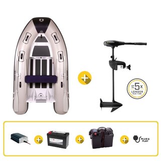 Talamex Silverline 270 RIB (aluminium) rubberboot + Minn Kota MAX 45 fluistermotor + plug & play set