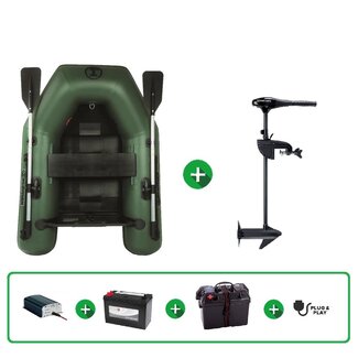 Talamex Rubberboot GLS 160 Greenline + Minn Kota C2 30 fluistermotor + plug & play set