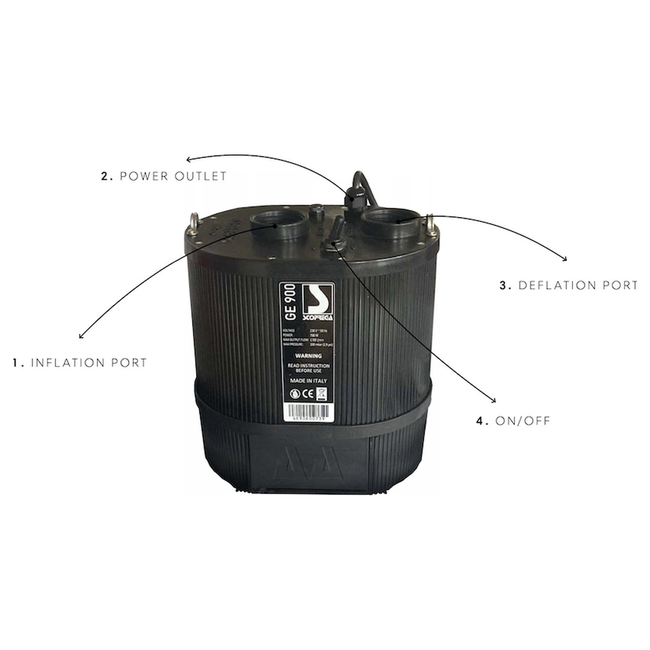 Scoprega Elektrische luchtpomp GE 900 AA+