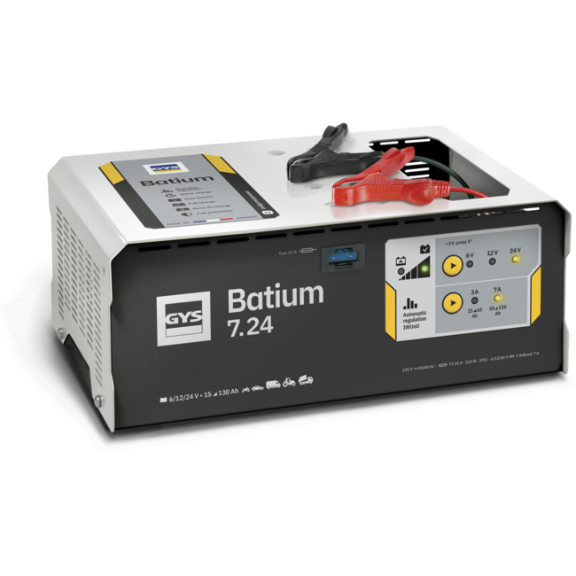 GYS Batium 7/24 acculader 6-12-24 volt