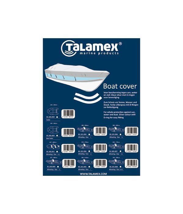 Talamex Rubberboot boothoes - Tender afdekkleed