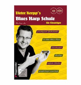 Voggenreiter Voggenreiter Dieter Kropp's Blues Harp Schule (Mit CD und DVD)