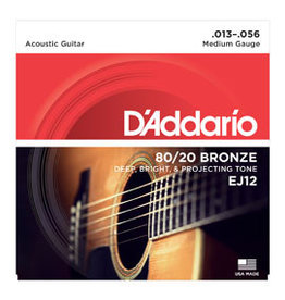 D'Addario D'Addario EJ12 80/20 Bronze 13-56 Medium Gauge