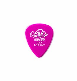 Dunlop Delrin 500 Standard Pick red magenta 1.14 mm