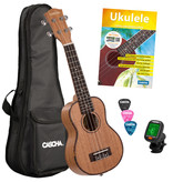 Cascha Cascha Premium Mahagoni Sopran Ukulele Set